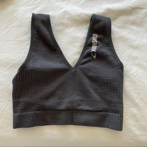 Gymshark Power Down Sports Bra - Charcoal